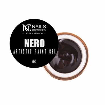 Nails Company ARTISTIC PAINT GEL 5g - NERO (czarny) - pasta artystyczna