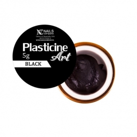 Nails Company Plasticine Art BLACK - plastelina do zdobień 5g