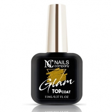 Nails Company glam top coat gold 11ml top nabłyszczający
