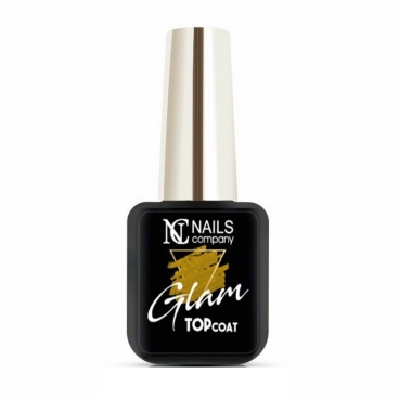 Nails Company glam top coat gold 6ml top nabłyszczający