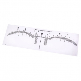 Samoprzylepna miarka do brwi 10 szt.