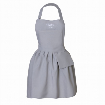 Fartuszek kosmetyczny z falbanką szary Wonder Lashes