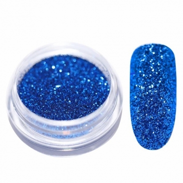 Pyłek duo brokat do zdobienia paznokci Cornflower