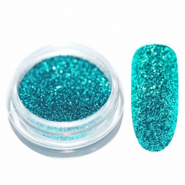 Pyłek duo brokat do zdobienia paznokci Lagoon