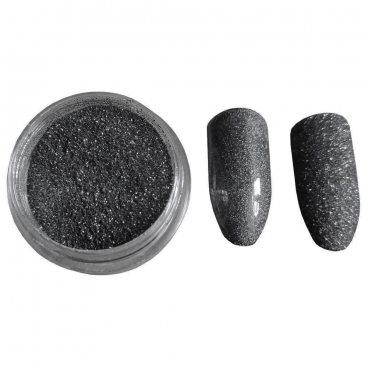 Pyłek duo brokat do zdobienia paznokci Silver Night
