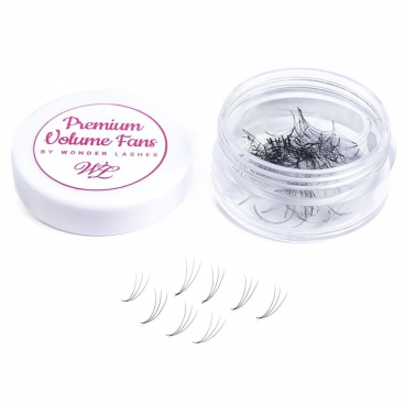 Rzęsy wachlarzyki 3D w słoiczku premium volume fans Wonder Lashes