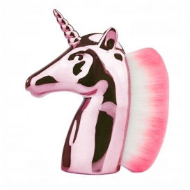 Pędzelek jednorożec do pyłków efektów pink