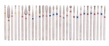 Sunone zestaw frezów diamentowych 30 szt. etui