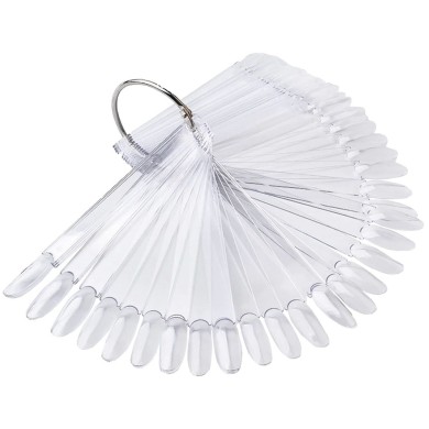 Wzornik wachlarz prezenter 48 kolorów migdał clear