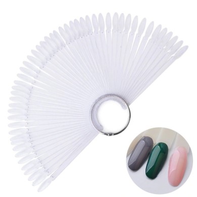 Wzornik wachlarz prezenter 48 kolorów migdał clear