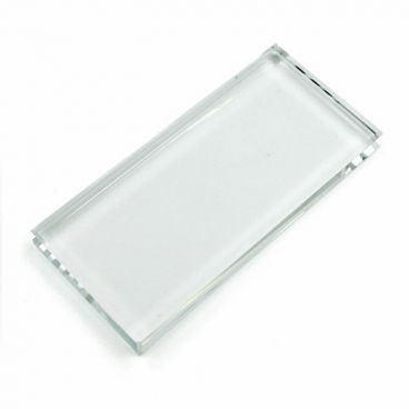 Szklany holder na rzęsy podstawka kryształowa