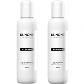 Sunone aceton cleaner zestaw do manicure hybrydowego 100ml