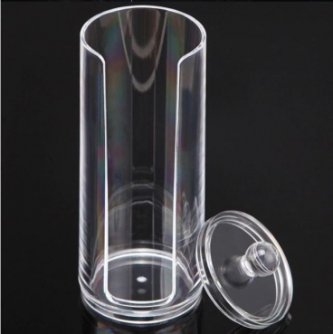 Pojemnik na waciki gąbki do demakijażu akrylowy