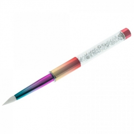 Pędzelek silikonowy do żelu akrylu zdobień tęczowy