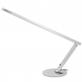 Lampa na biurko SLIM LED srebrna bezcieniowa 8,4W