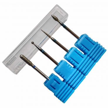 4x frez diamentowy do skórek i paznokci zestaw