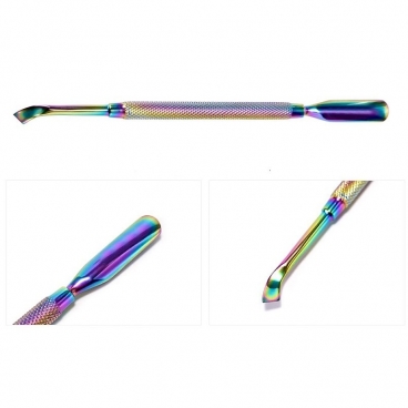 Radełko dłutko do skórek nożyk rainbow v1 pusher