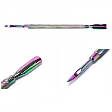 Radełko dłutko do skórek nożyk rainbow v3 pusher