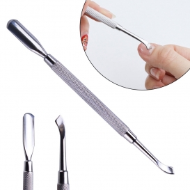 Radełko dłutko do skórek nożyk silver v1 pusher