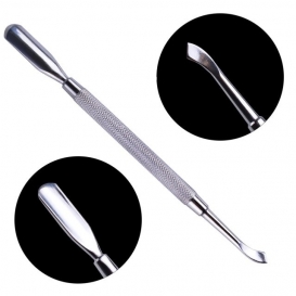 Radełko dłutko do skórek nożyk silver v1 pusher