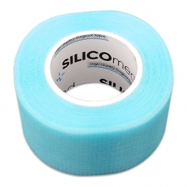 Taśma do podklejania rzęs silikonowa niebieska 2,5cm x 5m