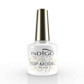 Indigo Top Model Top Coat 7ml złote drobinki