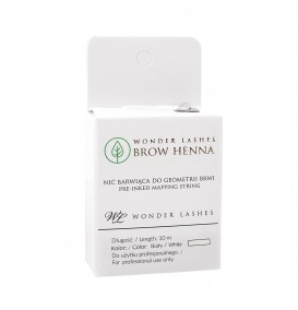 Brow Henna nić barwiąca do geometrii brwi 10m biała