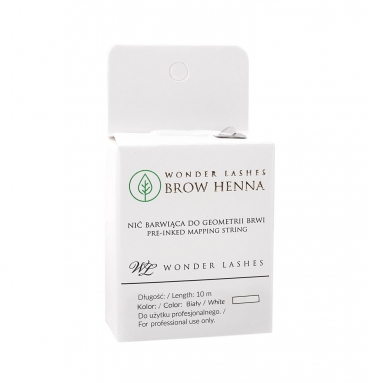 Brow Henna nić barwiąca do geometrii brwi 10m biała