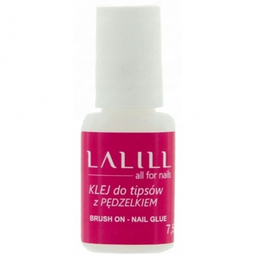 Lalill uniwersalny klej do tipsów błyskawiczny z pędzelkiem 7,5g