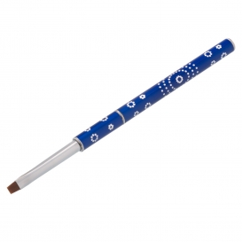 Pędzelek do żelu składany rozm. 4 niebieski