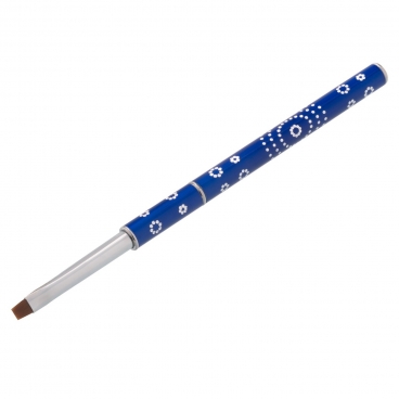 Pędzelek do żelu składany rozm. 4 niebieski