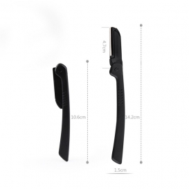 Nożyk do depilacji brwi i twarzy składany premium