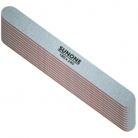 Sunone 10x pilnik prosty 180/240 zebra do manicure