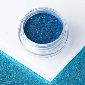 Pyłek lustrzany glass effect BLUE