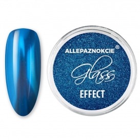 Pyłek lustrzany glass effect BLUE