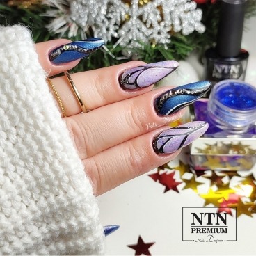 Pyłek lustrzany glass effect NAVY Pyłek lustrzany glass effect NAVY