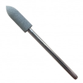 Frez silikonowy twardy do polerowania stożek szary