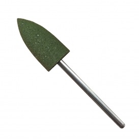 Frez silikonowy twardy do polerowania akrylu zielony v4