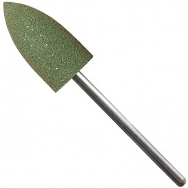 Frez silikonowy twardy do polerowania akrylu zielony v7