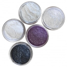 Masa perłowa pyłek do zdobienia paznokci 5 szt. zestaw