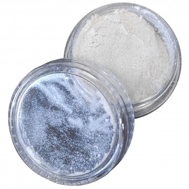 Masa perłowa zielona pyłek do zdobienia paznokci White Pearl