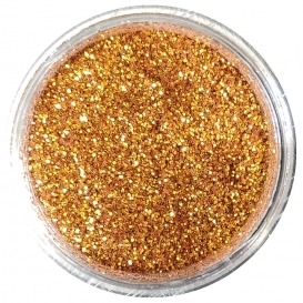 Pyłek duo brokat do zdobienia paznokci Deep Gold