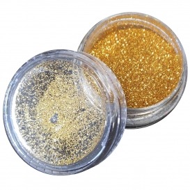 Pyłek duo brokat do zdobienia paznokci Mighty Gold