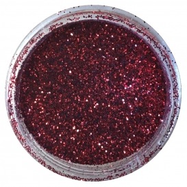 Pyłek duo brokat do zdobienia paznokci Dark Red