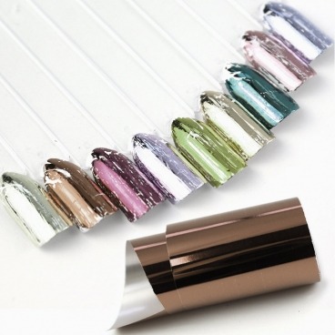 Folia transferowa do zdobień miedziany brąz