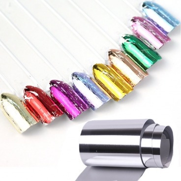 Folia transferowa do zdobień srebrna *C