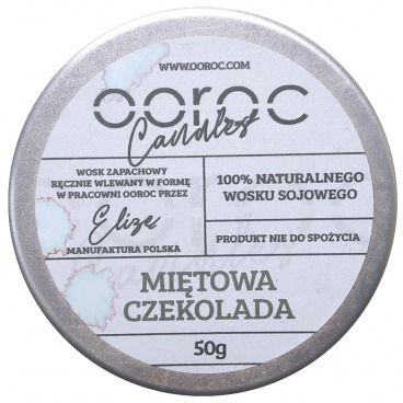 Ooroc wosk zapachowy Miętowa Czekolada 50g
