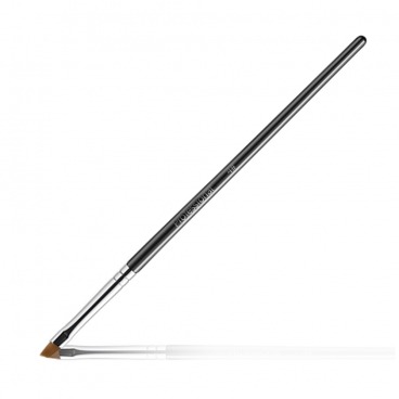 Pędzelek do żelu skośny no.4 czarny premium