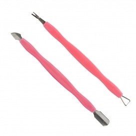 2 szt. radełko kopytko dłutko skrobak nożyk do usuwania skórek