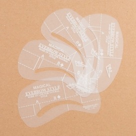 Noble Lashes szablony do modelowania i stylizacji brwi 4 szt.